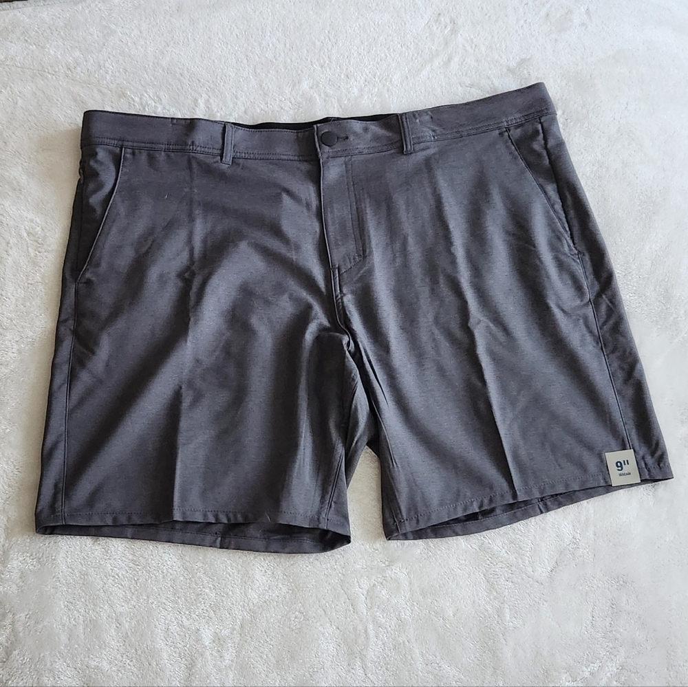 🩳George Men’s Gray Commuter Shorts – Size 46 – NWT Professional style comfort